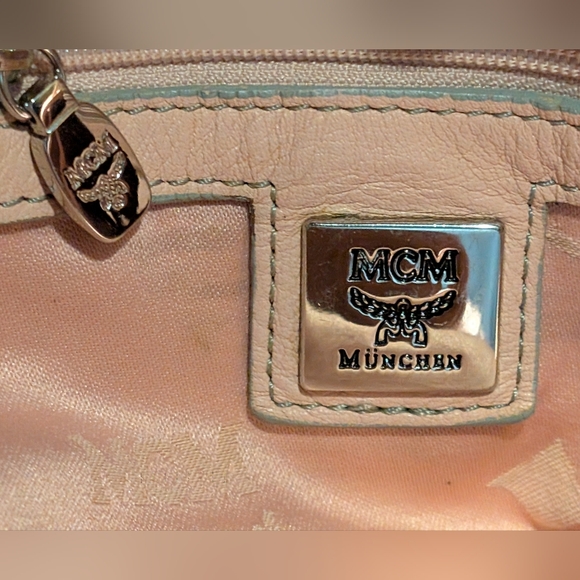 MCM Elegant Pink Leather Tote Bag As Is - Picture 10 of 10